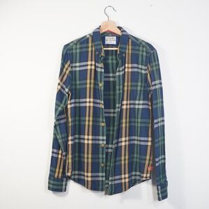 Scotch & Soda Plaid Button-Up Shirt